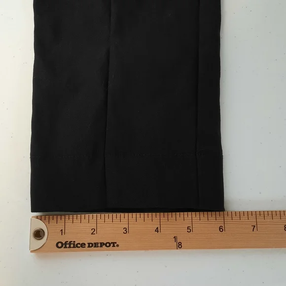 Chico's So Slimming Black Slim Straight Ankle Length Pull On Ponte Pants size 4 - Picture 13 of 13
